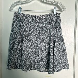 Floral Mini Skirt